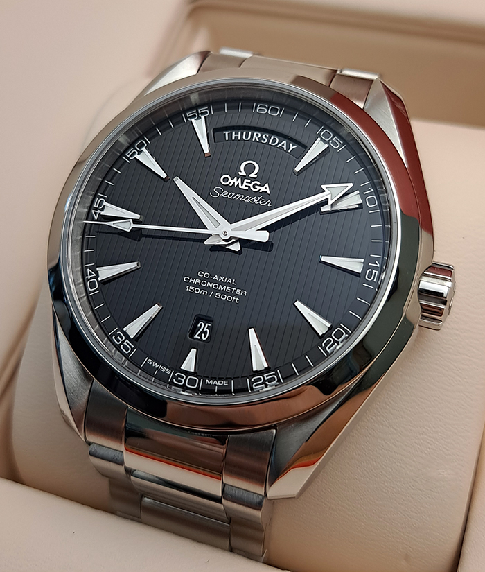 Omega Seamaster Aqua Terra 150M Co-Axial Day-Date Wristwatch Ref. 231.10.42.22.01.001